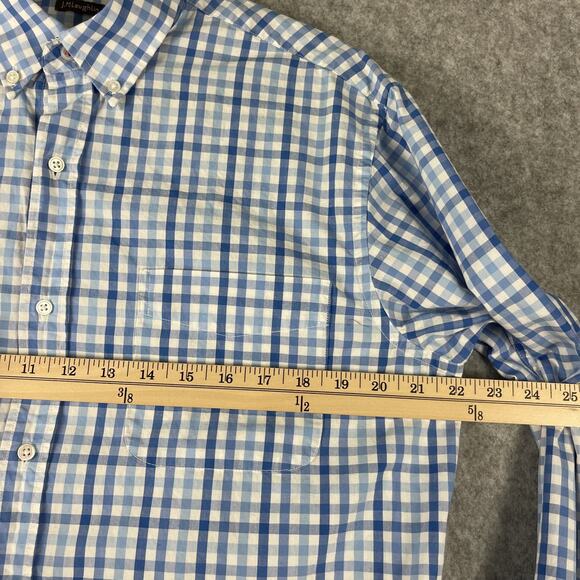 J McLaughlin Shirt Lot of 3 Mens Medium Check Plaid Button Up Cotton Flip Cuff - Picture 6 of 16
